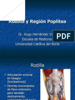 Rodilla y Región Poplítea