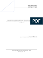 Evaluacion de Modelos Globales Ipcc