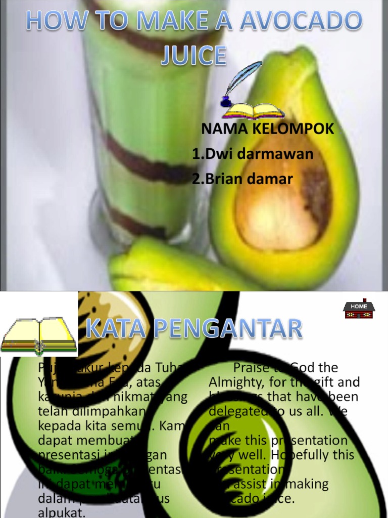 How to Make Avocado Juice