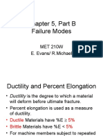 Chapter 5, Part B Failure Modes: MET 210W E. Evans/ R.Michael