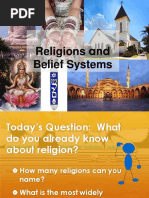 Religions and Belief Systems