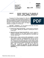 Dao-2000-21 Guidelines On The Issuance of Private Land Timber Permit