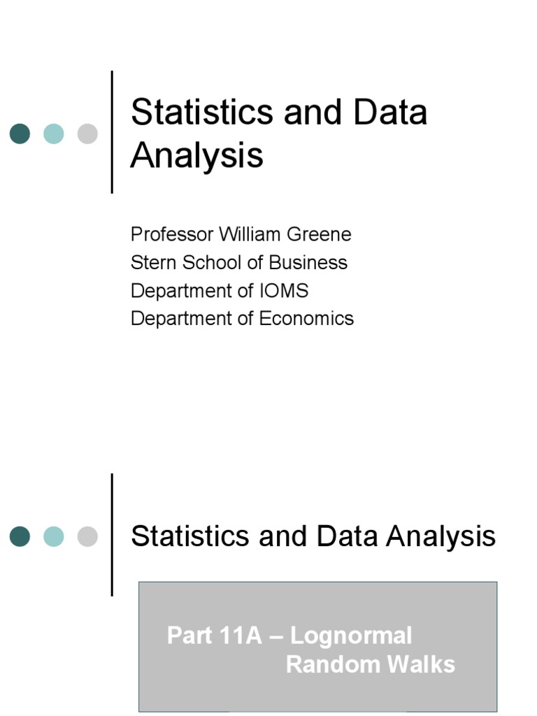Statistics and Data Analysis | PDF | Statistical Theory | Statistics