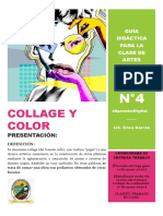 Guía de collage y color en 6to grado