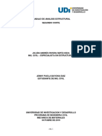 Trabajo de Analisis de Estructuras Segundo Corte PDF