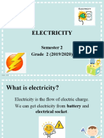 Electricity: Semester 2 Grade 2 (2019/2020)