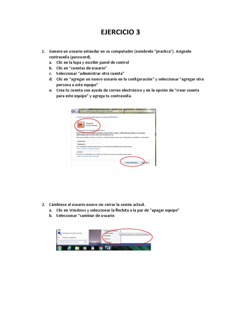 Ejercicios Prácticos de Computación | PDF | Archivo de computadora ...