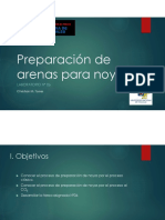 LAB 6 - Preparación de Arenas para Noyos