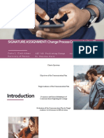 Signature Assignment - Change Process Communication Plan - C