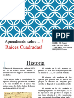 PPT RAICES CUADRADAS 3 DE AGOSTO