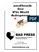 Handbook For Pit Bull Adopters PDF