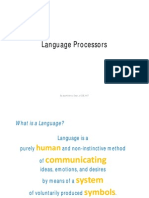 Language Processors: by Jayakrishna, Dept.,Of Cse, Mit