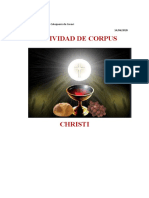 Catequesis CORPUS CHRISTI