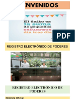 REGISTRO ELECTRÓNICO DE PODERES