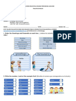 Taller y Taller Evaluativo Inglés 4