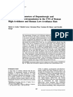ART Biochemical Parameters of Dopaminergic and GABAergic Neurotransmission in The CNS of Roman High-Avoidance and Roman Low-Avoidance Rats PDF