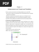 Chapter - 5 Multiprocessors and Thread-Level Parallelism: A Taxonomy of Parallel Architectures