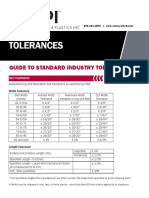 Tolerances: Guide To Standard Industry Tolerances