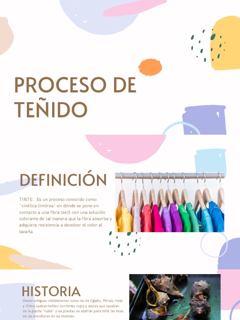 Proceso de Teñido | PDF | Tintura | Química
