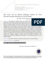 How Does ALS Ice Bucket Challenge Achieve Its Viral Outcome Through Marketing Via Social Media?