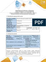 Guía de Actividades y Rúbrica de Evaluación Del Curso - Paso 1 - Reconocimiento de Herramientas Contextuales PSICOPATOLOGIA 2020