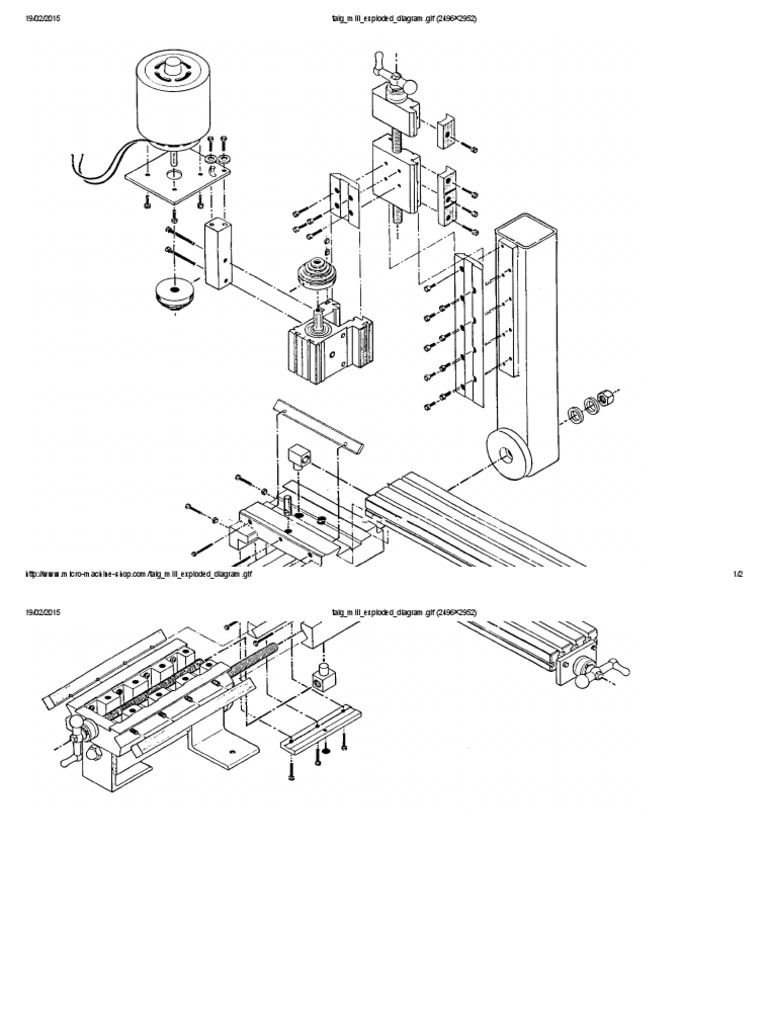 Taig Mill Exploded Diagram PDF