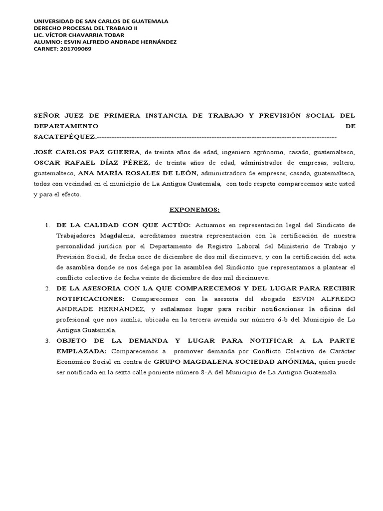 Demanda Colectiva PDF