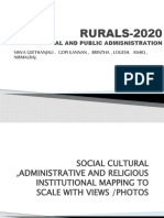 RURALS-2020: Socio-Cultural and Public Admisnistration