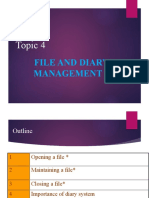 Topic 4 File Diary Management