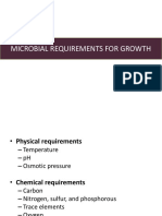 Microbial Requirements For Growth