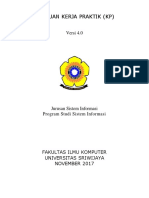 1 Petunjuk Kerja Praktek Jurusan SI Versi 4.0