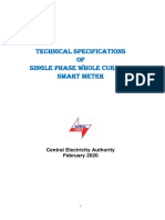 Tech. Specification of Smart Meters - 1-Ph and 3 PH - Feb 2020
