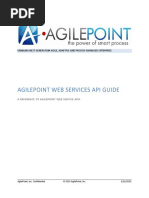 Agilepoint Web Services Api Guide: Enabling Next Generation Agile, Adaptive and Process-Managed Enterprise