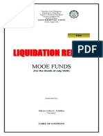 Liquidation Report: Mooe Funds