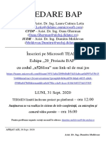 20 - 0826 PREDARE Proiecte PDF