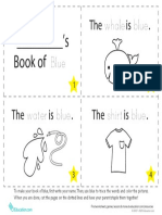 Colors Book of Blue Preschool Kindergarten