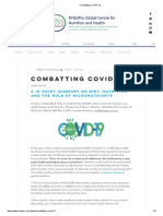 Combatting COVID-19