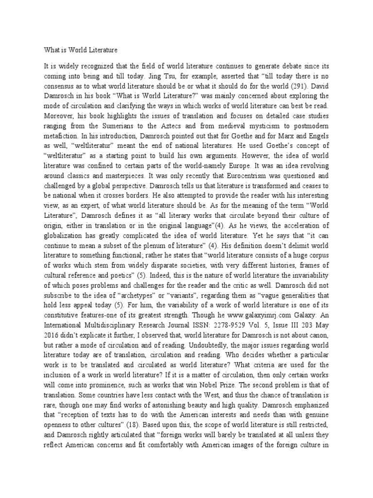 what-is-world-literature-pdf
