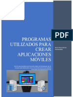 Aplicaciones usadas para crear  APPS