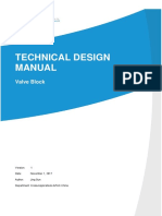 Technical Design Manual: Valve Block