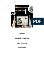 Taller de Lectura y Redacción II. Tipos de Lectura