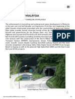 Tunnelling in Malaysia: An Overview of Key Projects