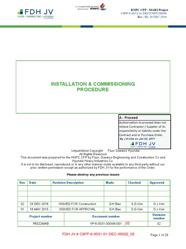 CP Installation & Commissioning Procedure | PDF | Corrosion | Rectifier
