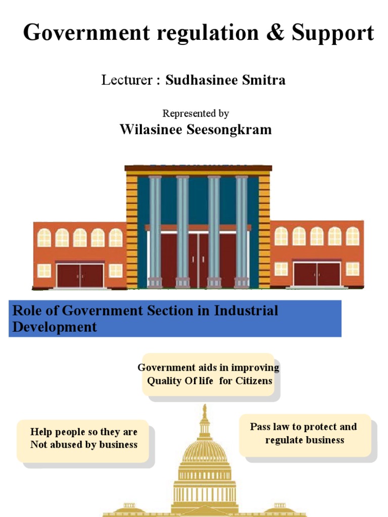 Government Support for Business Regulation | PDF | Energy Policy Of The ...