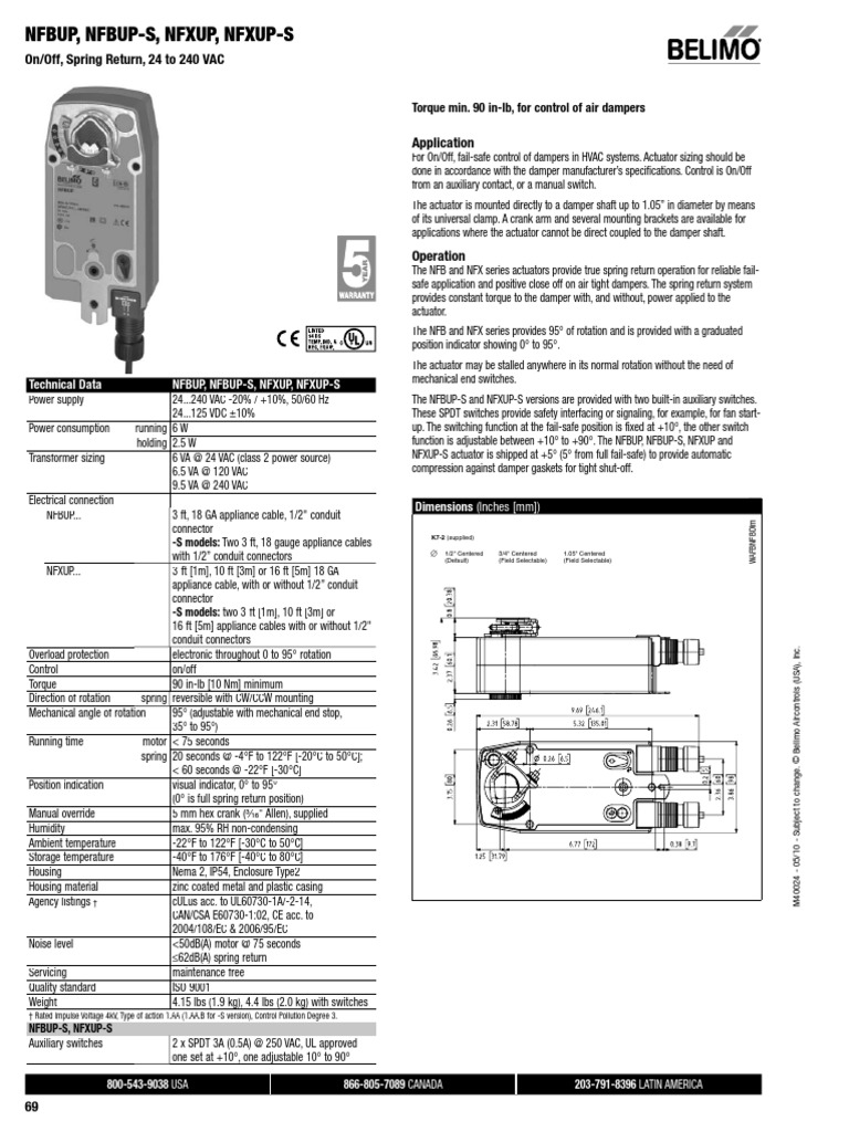 NFBUP NFXUP S-Sub1 PDF | PDF | Switch | Actuator