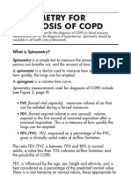 Spirometry For Diagnosis of Copd