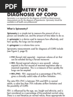 Spirometry Test Report Overview | PDF