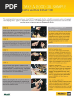 How To Take A Good Oil Sample: Using Vacuum Exraction