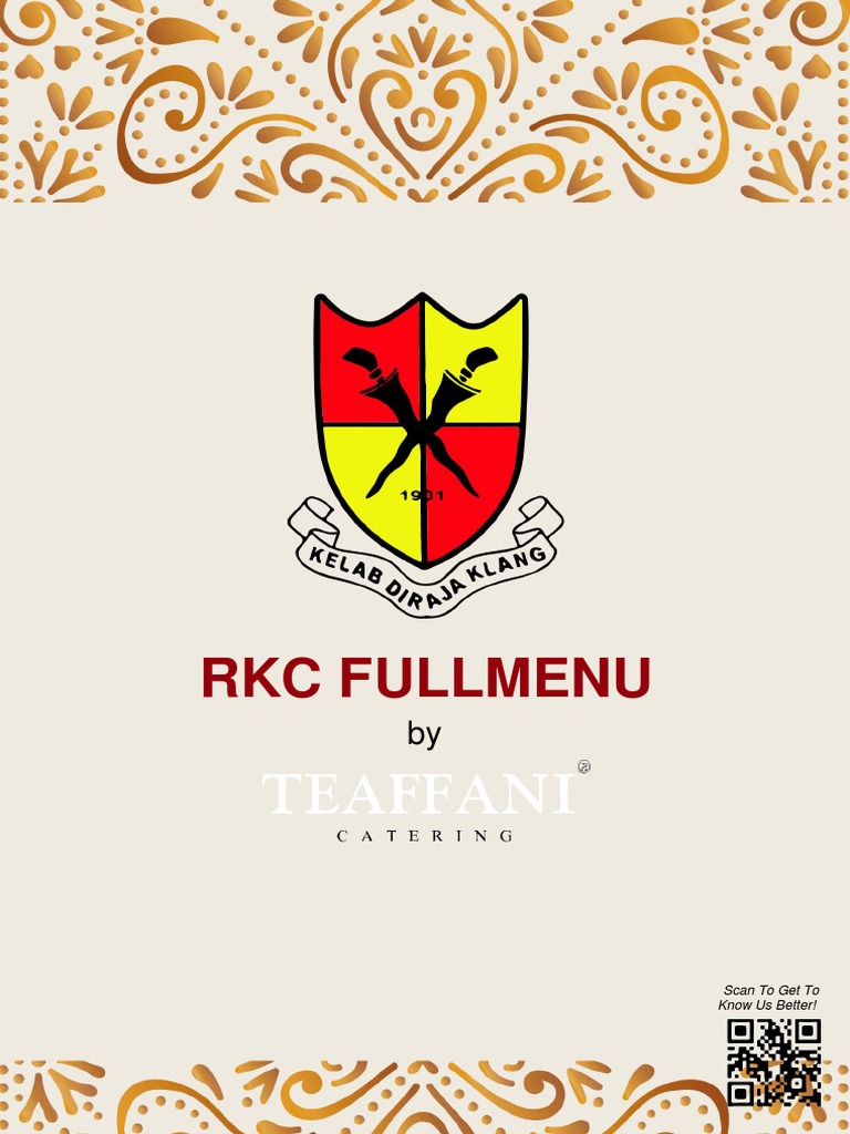 RKC Full Menu: Diverse Dining Options | PDF | Thai Cuisine | Eating ...