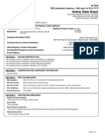 TDS Calibration Safety Data Sheet